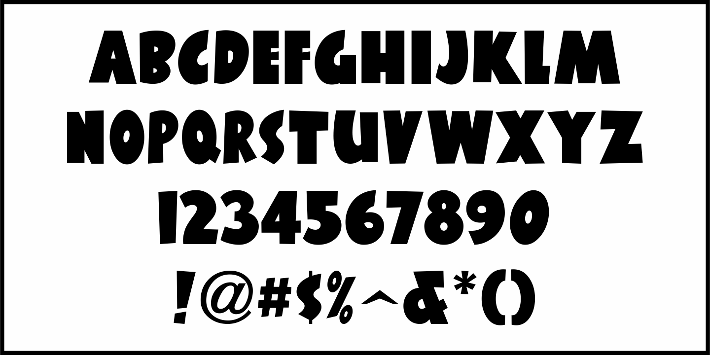 Theater Candy Font Poster #1