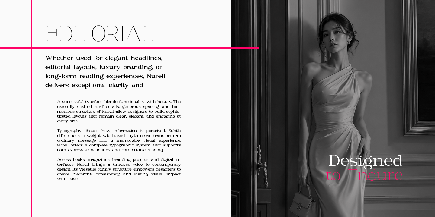 Nurell Font Poster #4