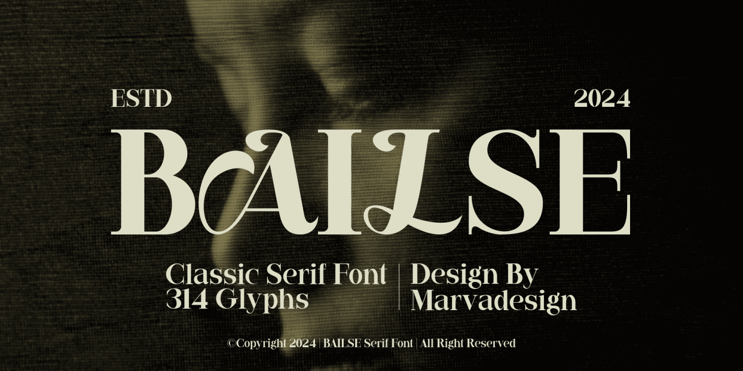 Bailse Font Poster #1