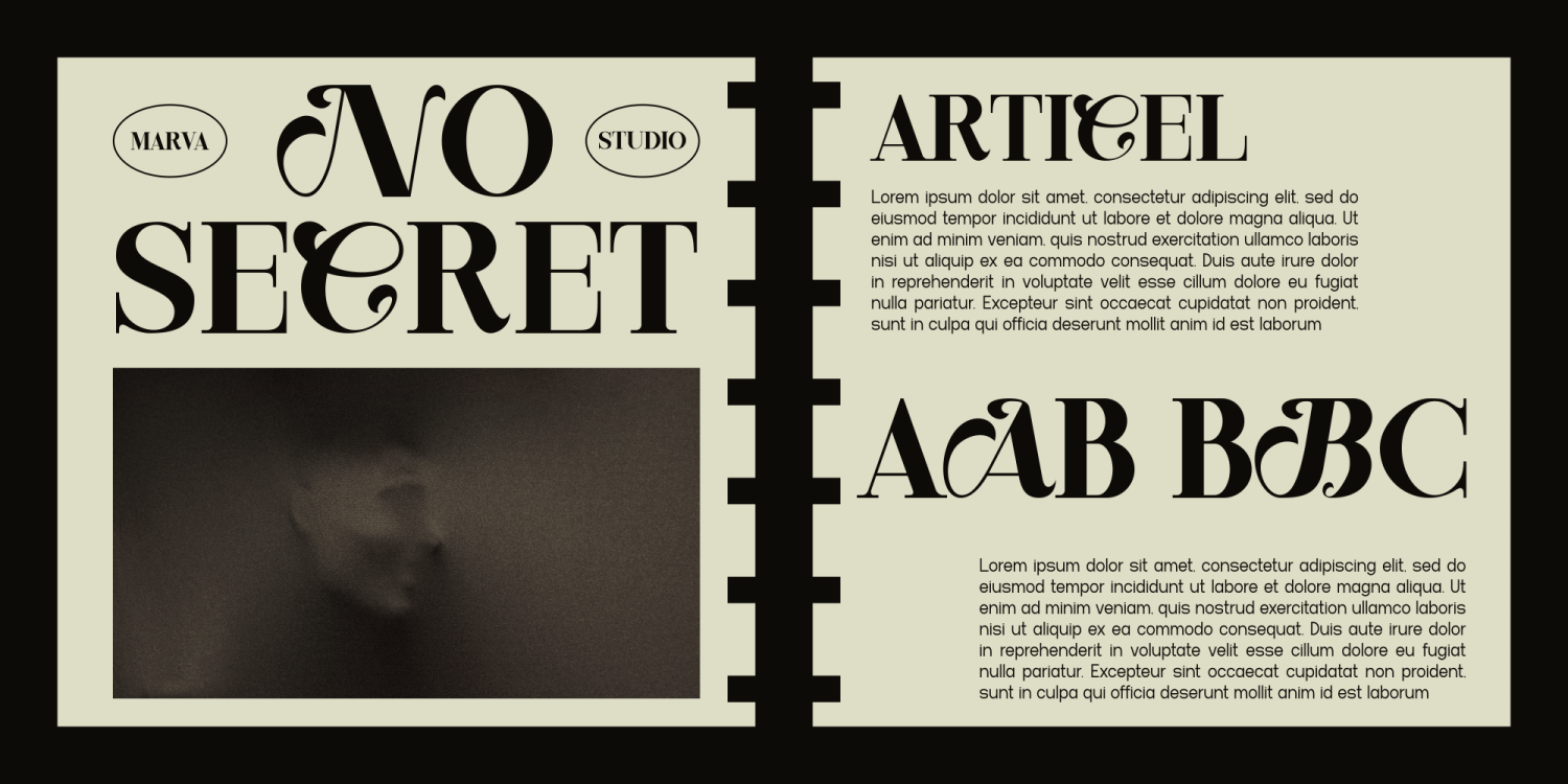 Bailse Font Poster #1