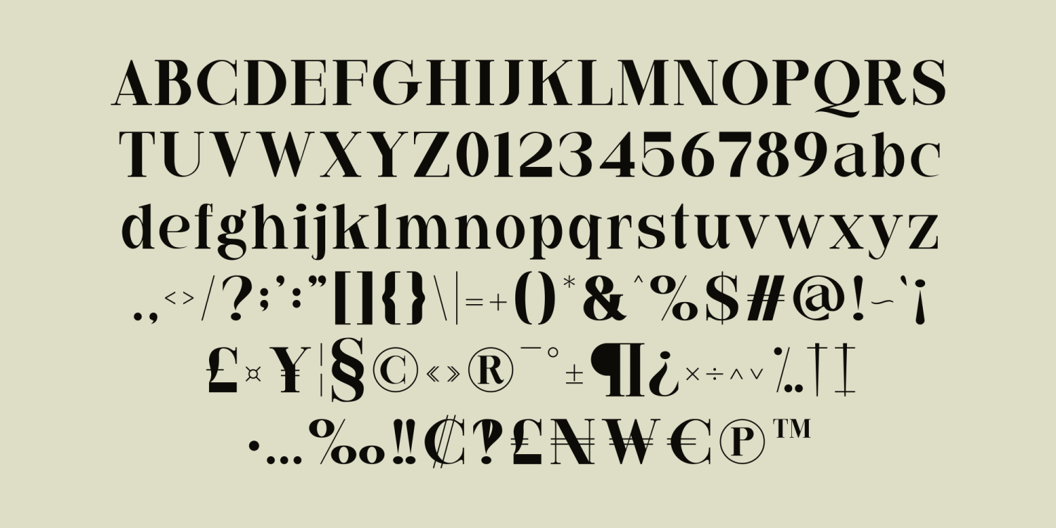 Bailse Font Poster #1
