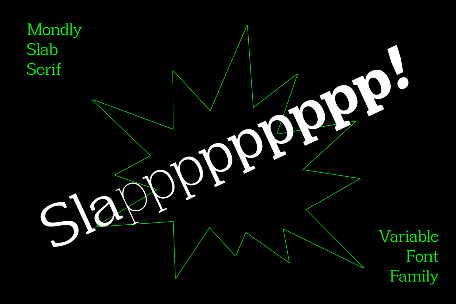 Mondly Font Poster #1
