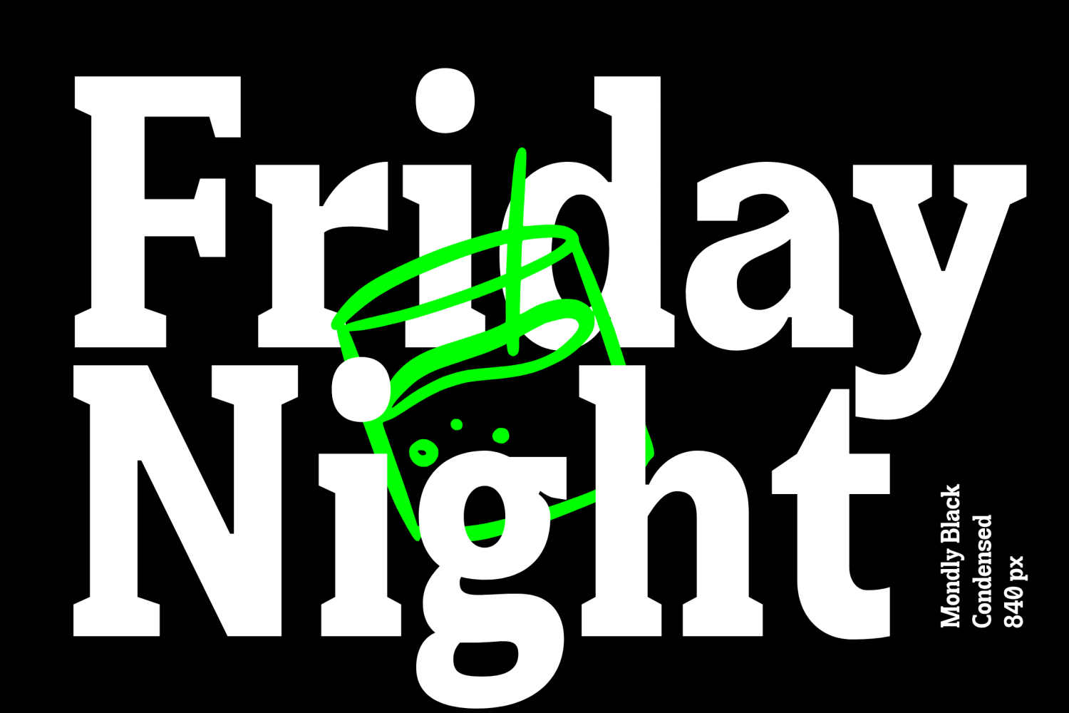 Mondly Font Poster #1