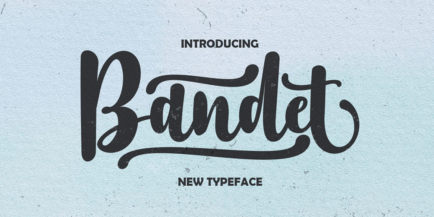 Bandet Font Poster #2