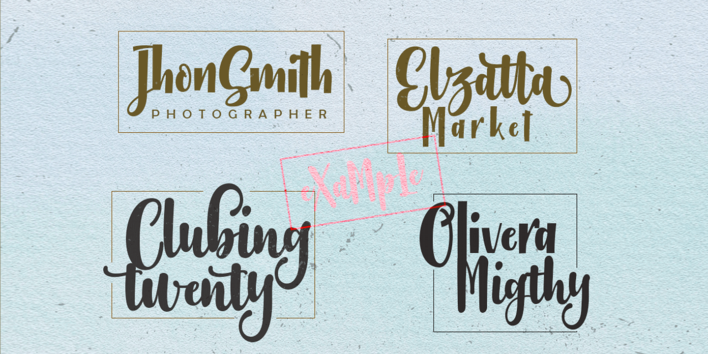 Bandet Font Poster #4