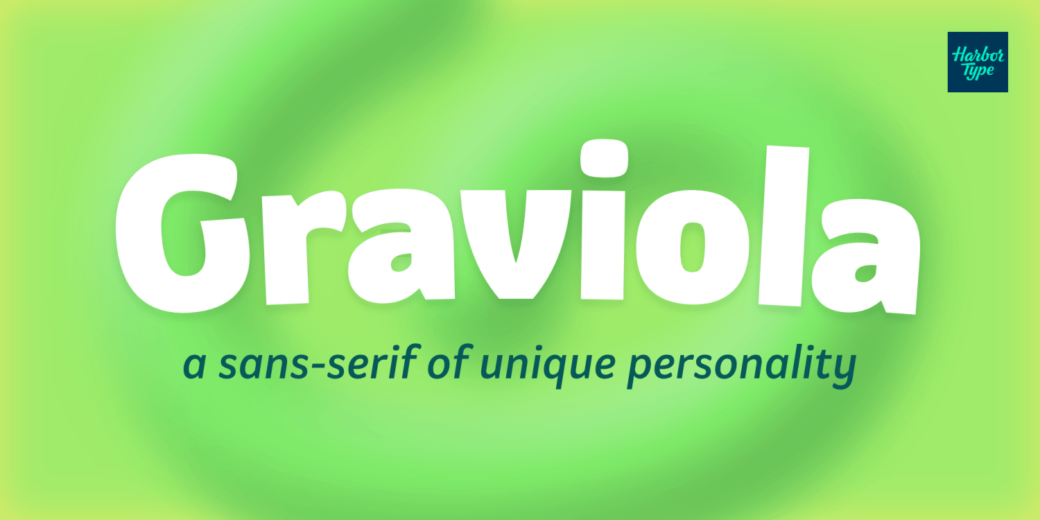 Graviola Font Poster