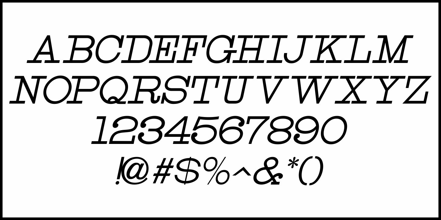 Page Printer Font Poster #1