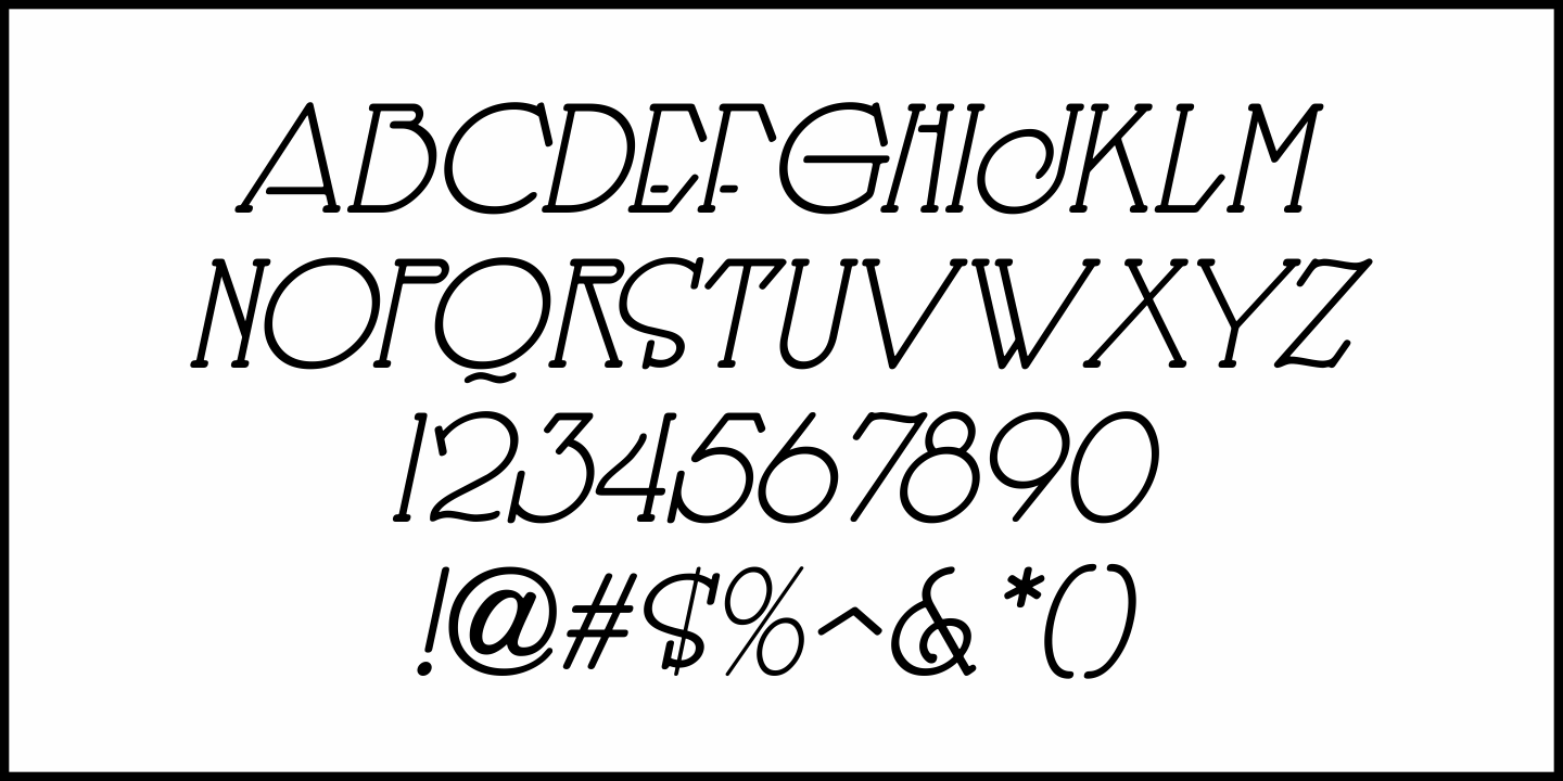 Pleasant Show Card Font Poster #5