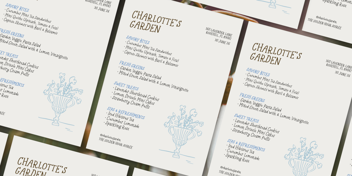 Les Memoires Font Poster #1