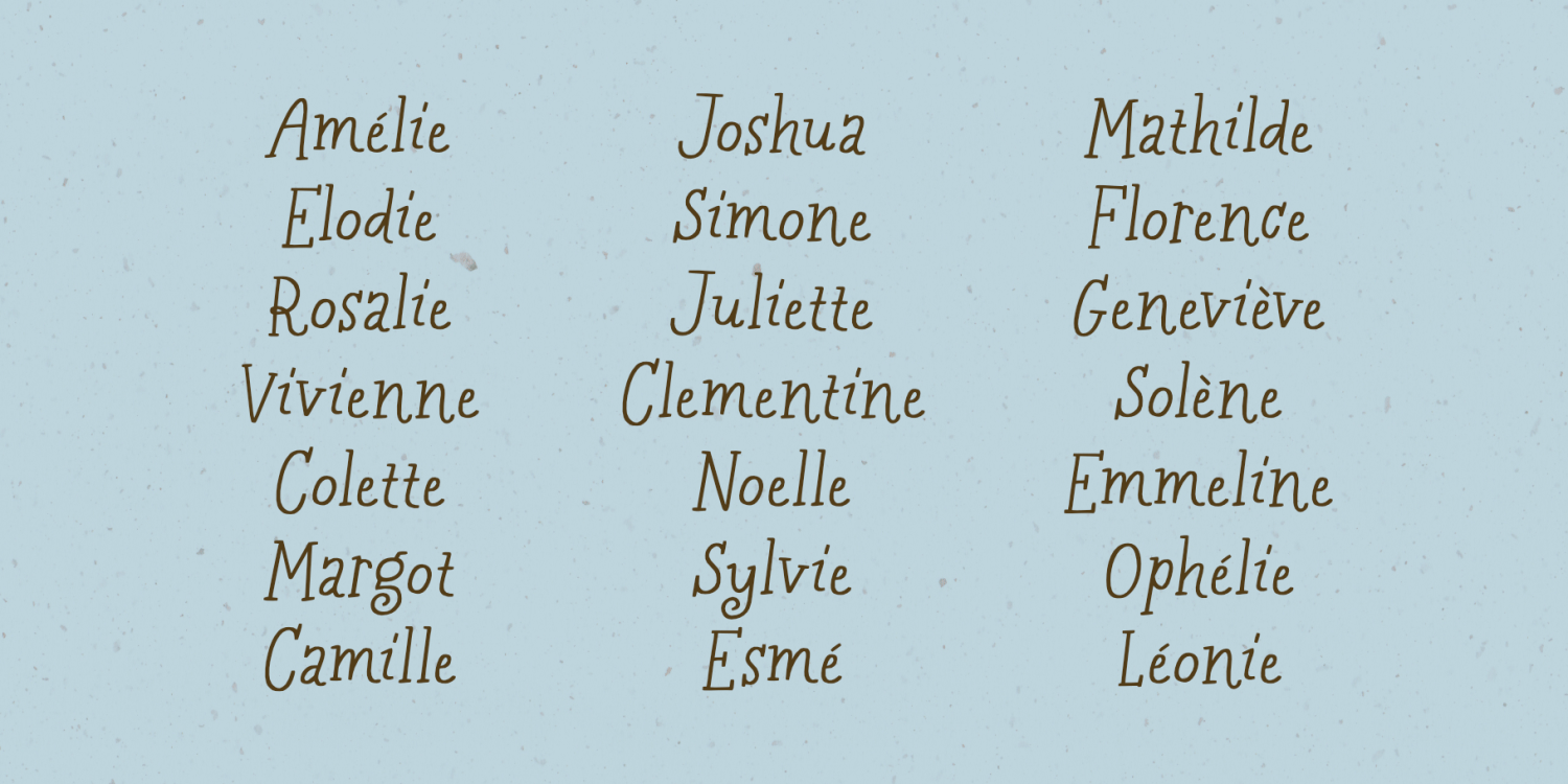 Les Memoires Font Poster #1