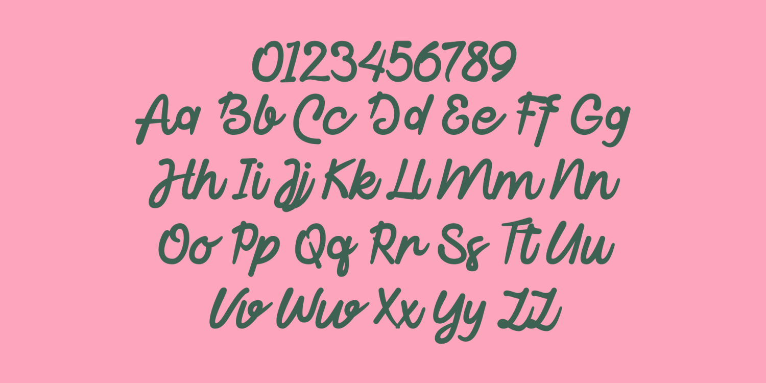 Wishnut Font Poster #3