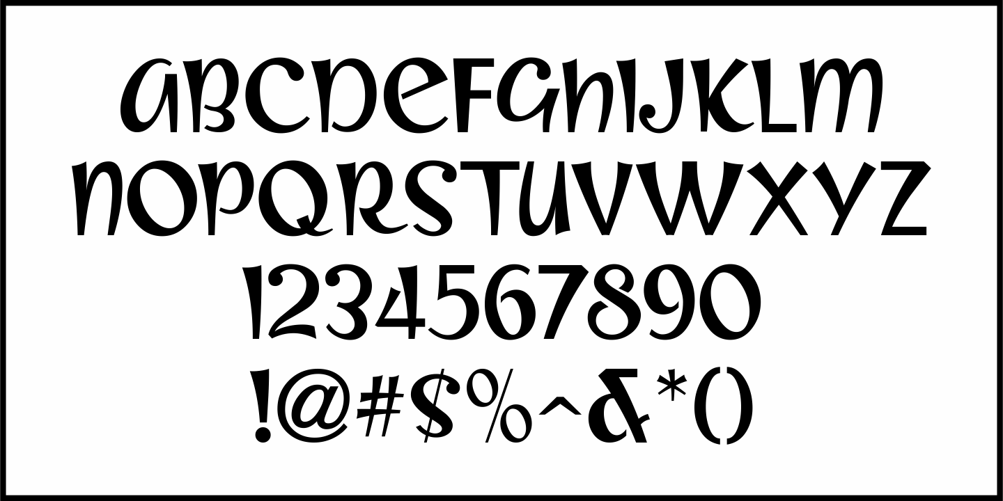 French Song Font Poster #1