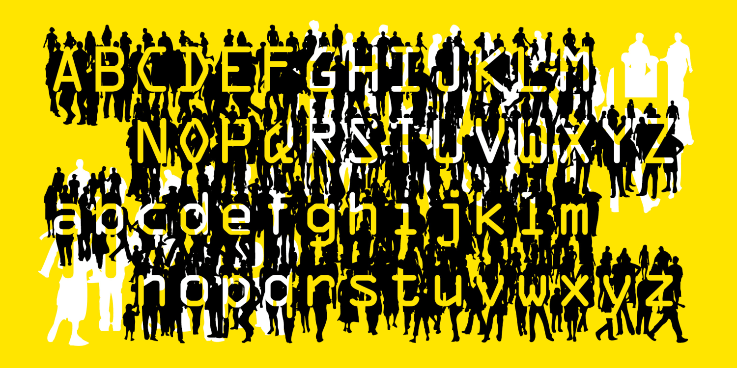 Flash Mob Font Family Poster