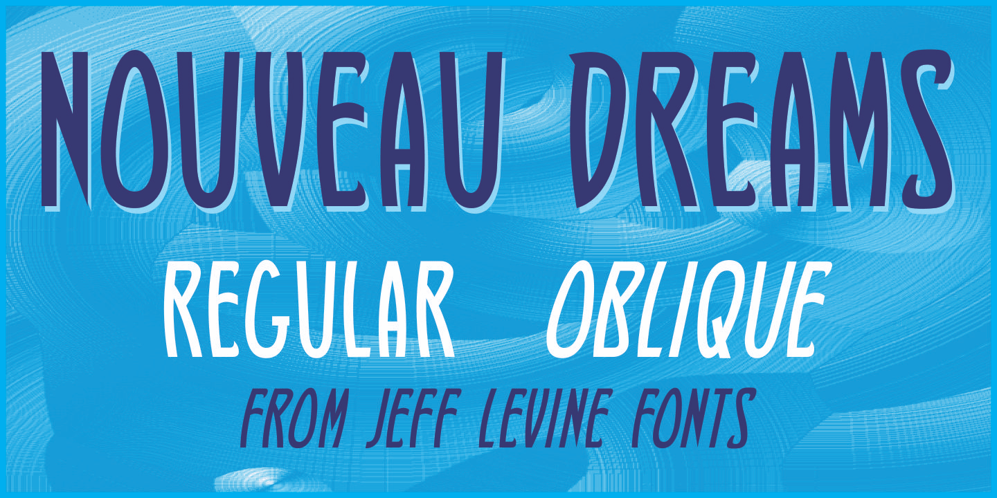 Nouveau Dreams Font Poster #1
