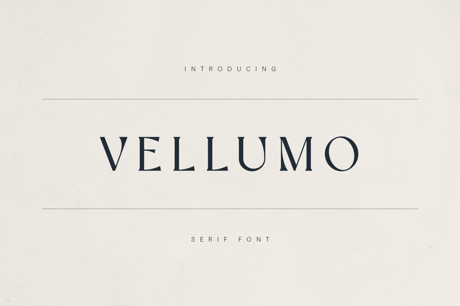 Vellumo Font Poster #1