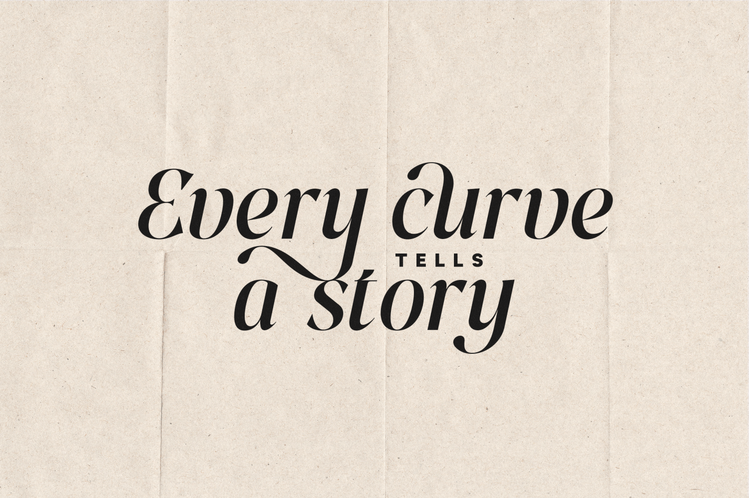 Pure Motif Font Poster #14