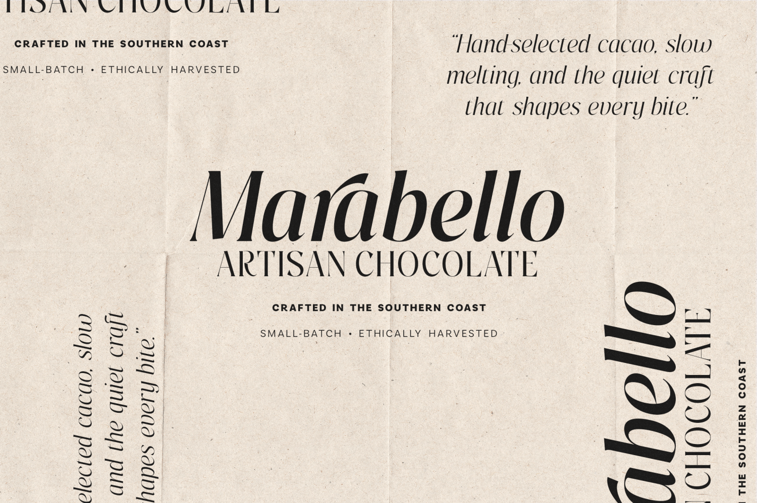 Pure Motif Font Poster #15