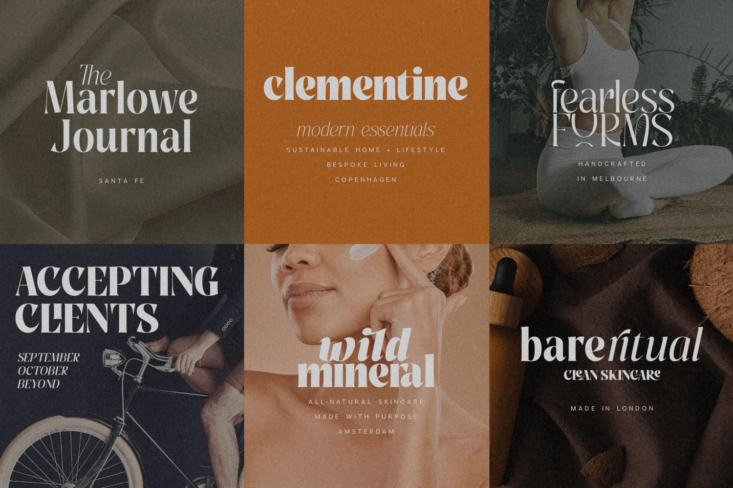 Pure Motif Font Poster #18