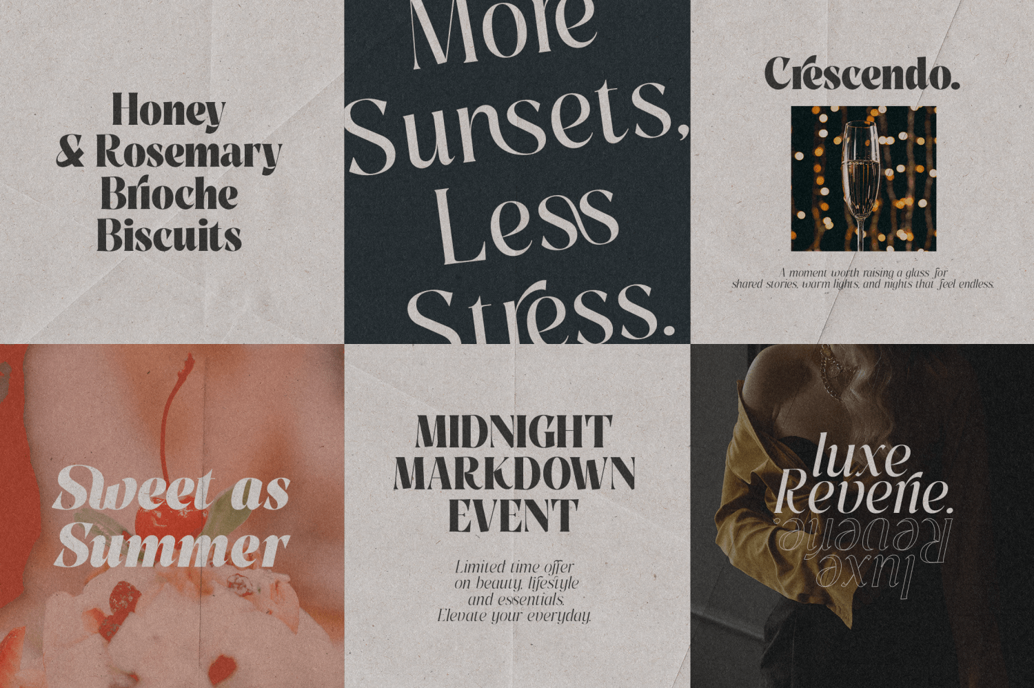 Pure Motif Font Poster #5