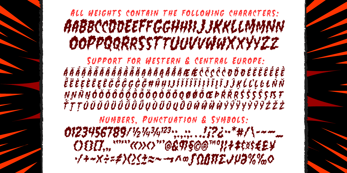 Flame On Font Poster #1