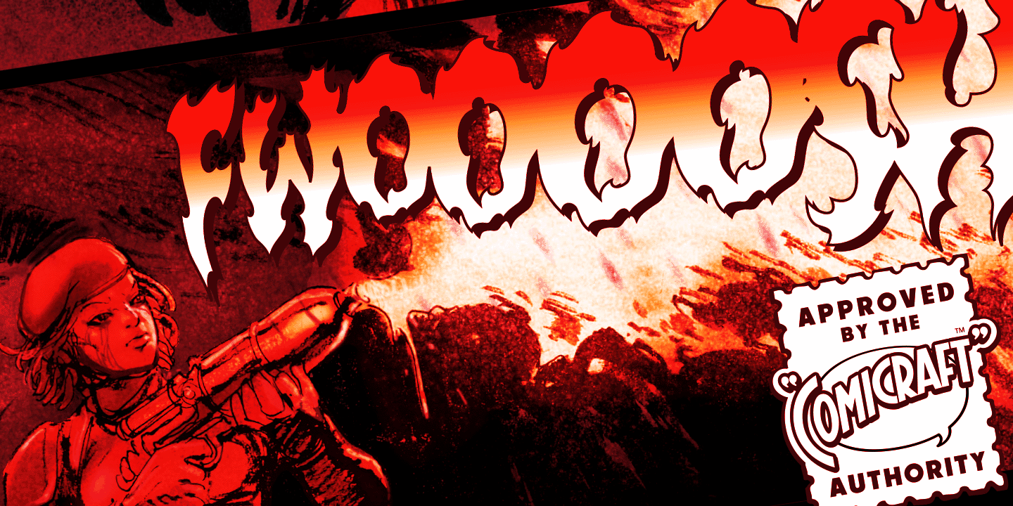 Flame On Font Poster #1