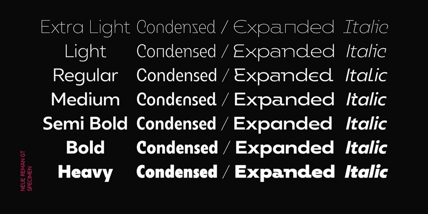 Neue Reman Grotesk Font Poster #10