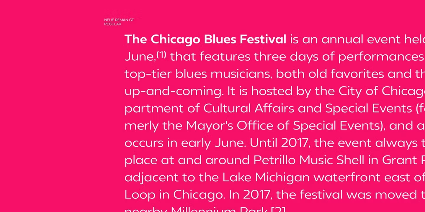 Neue Reman Grotesk Font Family Poster