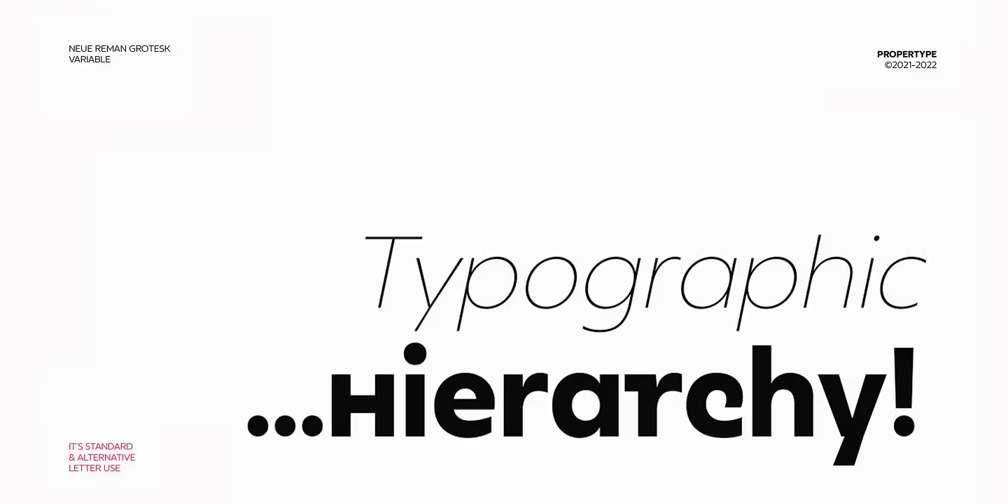 Neue Reman Grotesk Font Poster #9