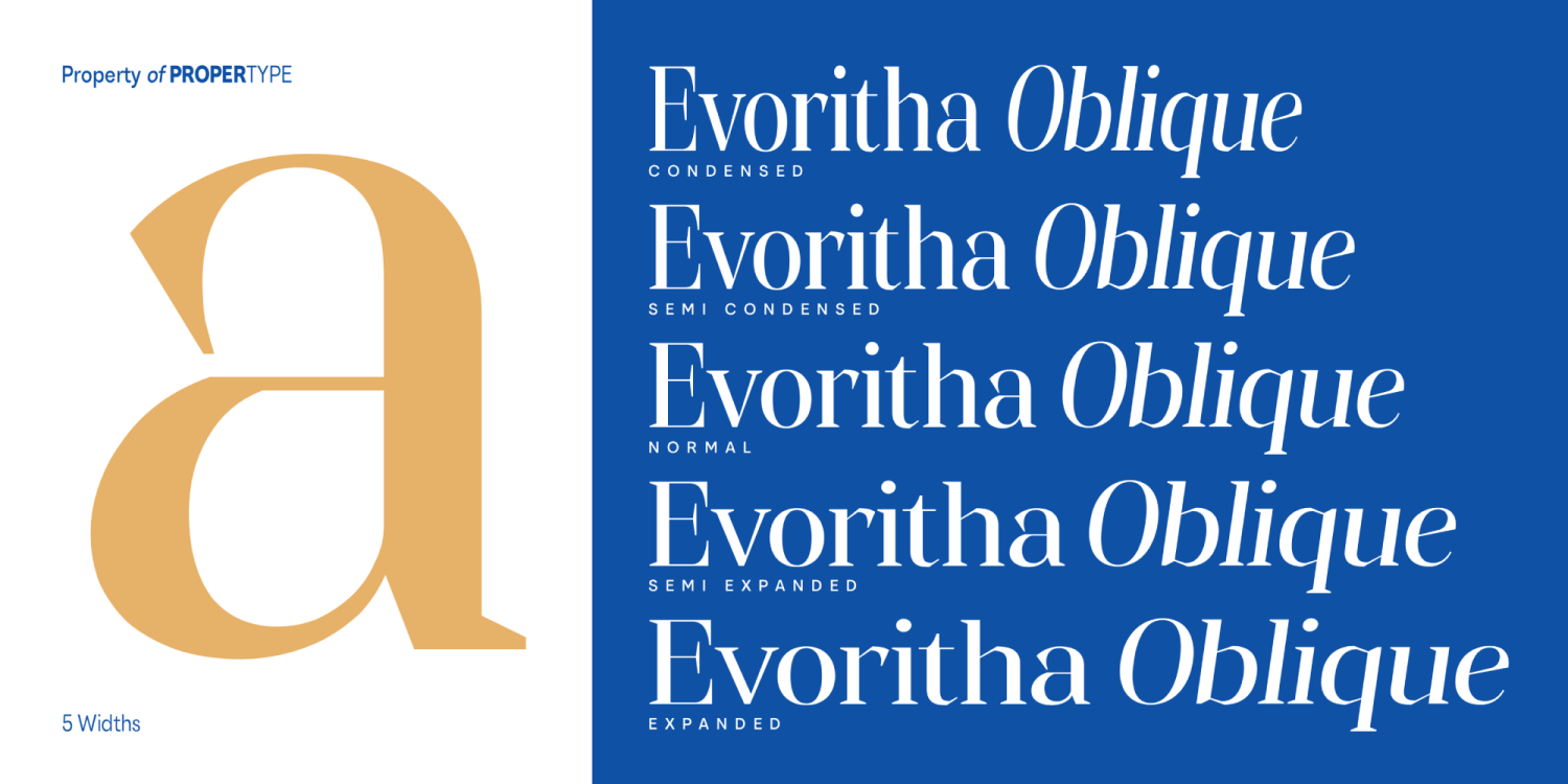 Evoritha Font Poster #10