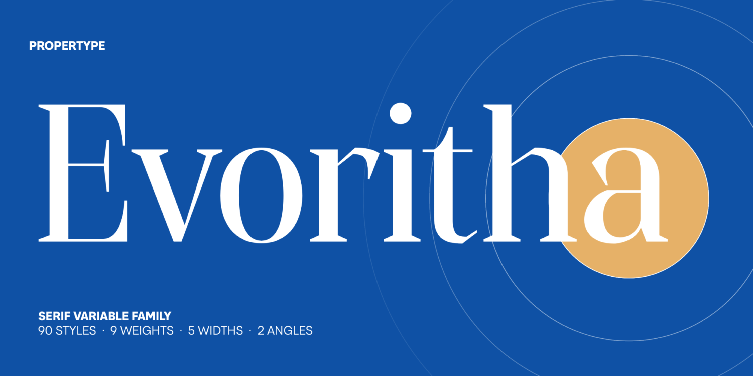Evoritha Font Poster #17