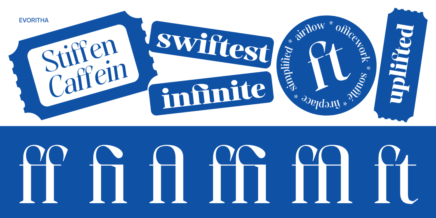 Evoritha Font Poster #6