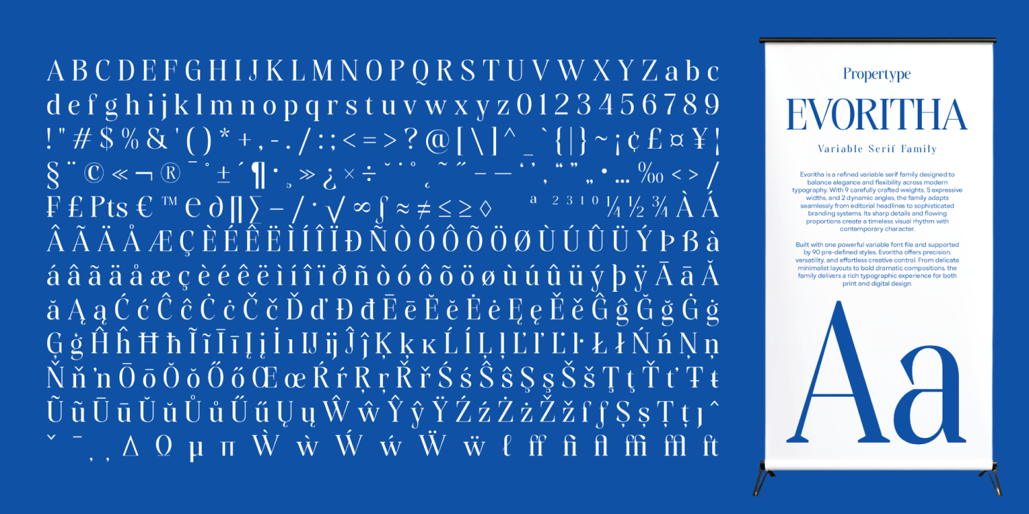Evoritha Font Poster #7