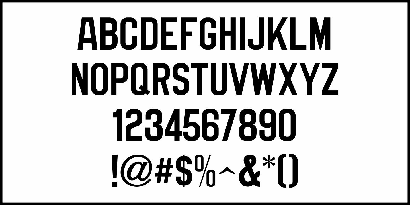 Print Copy Sans Font Poster #1