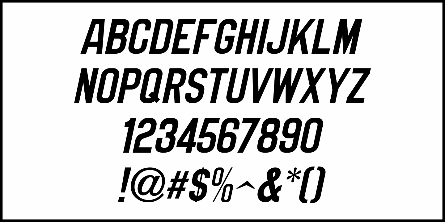 Print Copy Sans Font Poster #1