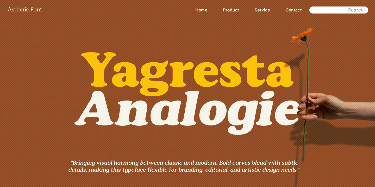Astheric Font Poster #1