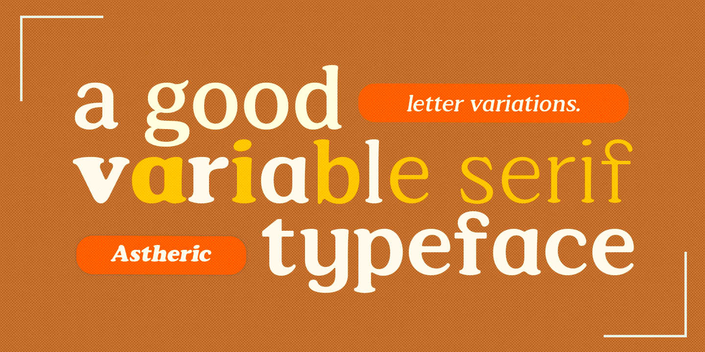 Astheric Font Poster #1