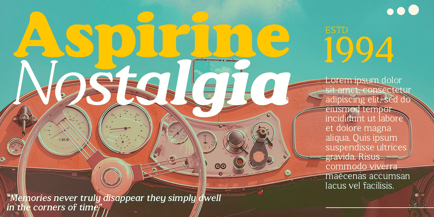 Astheric Font Poster #1