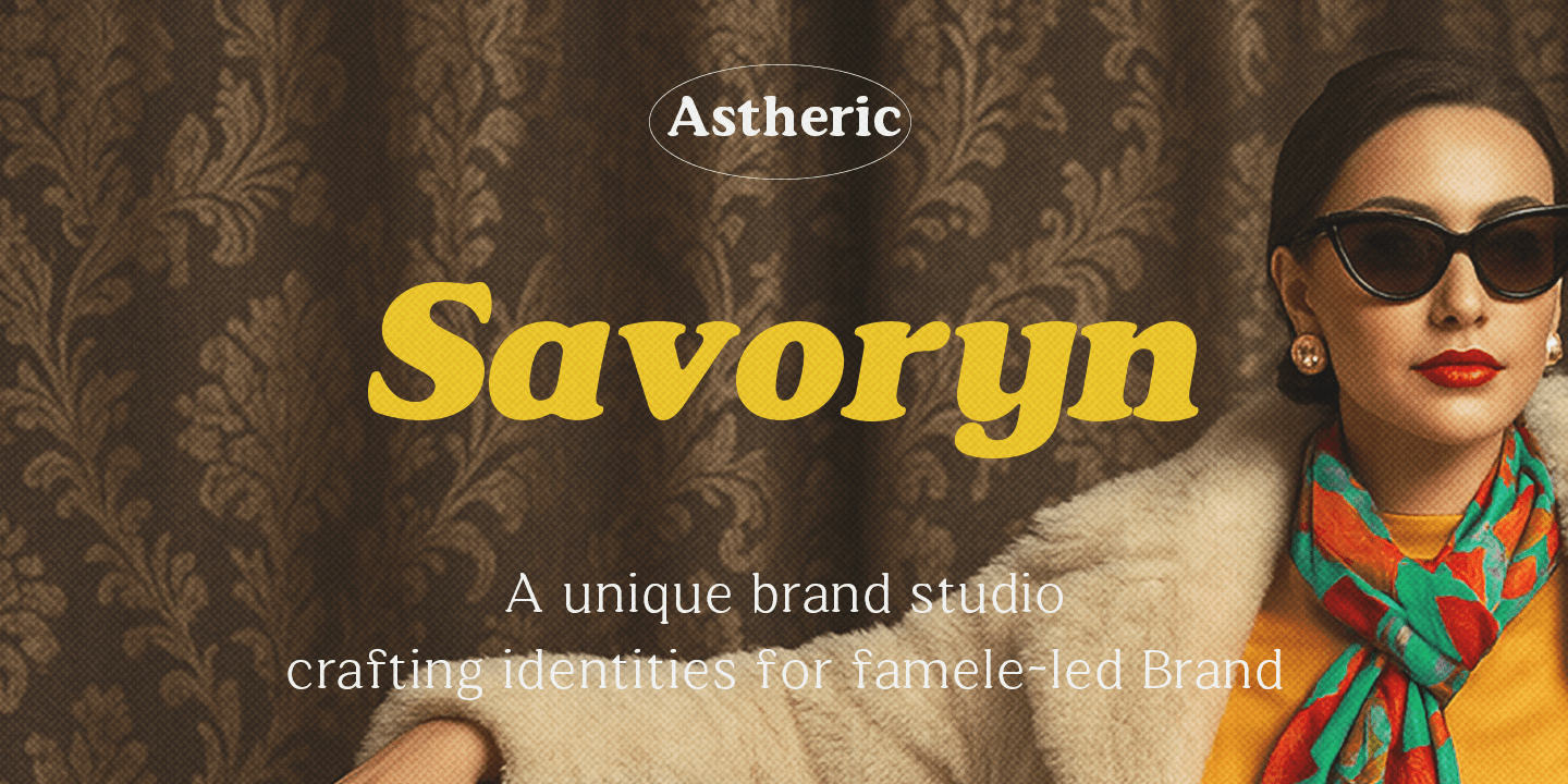 Astheric Font Poster #1