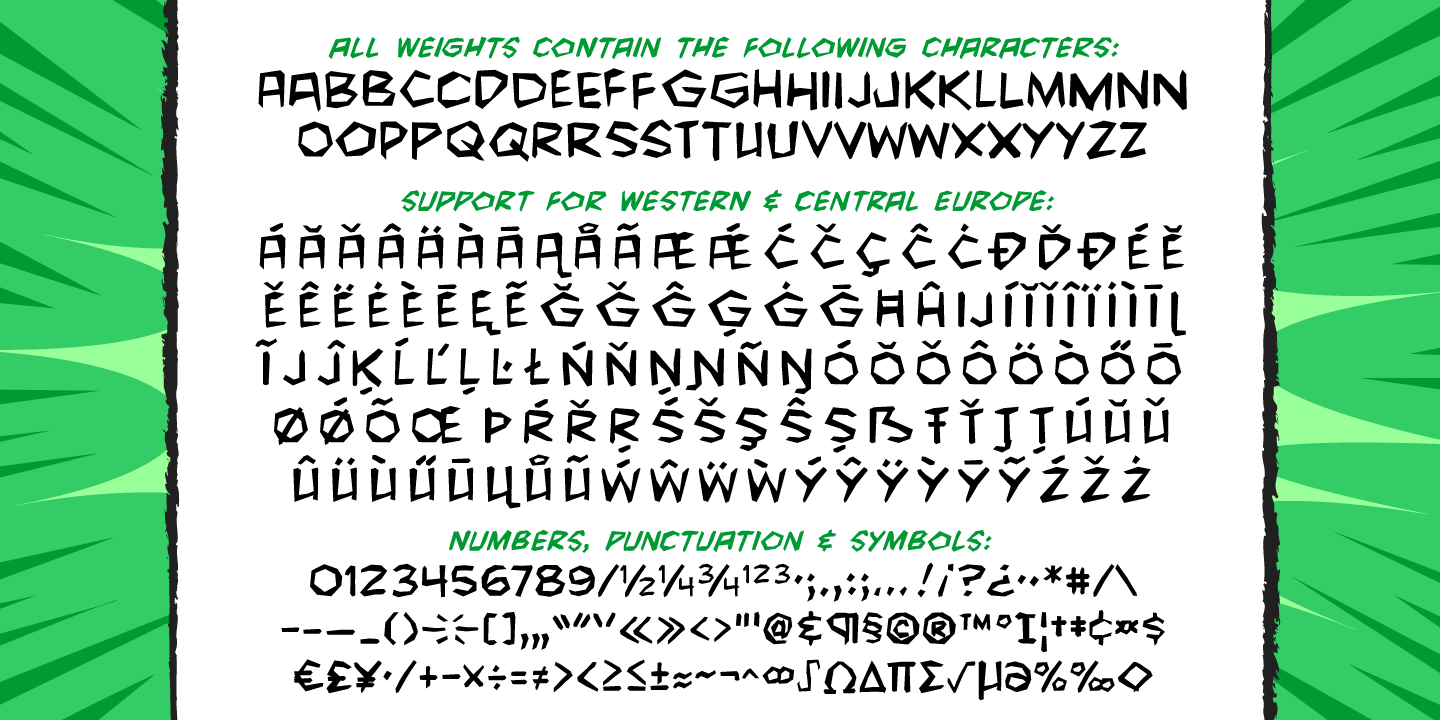 Fighting Words Font Poster #1