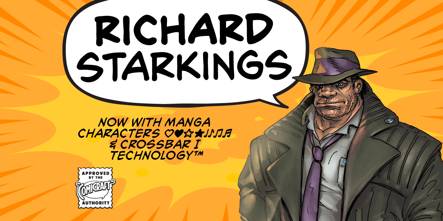 Richard Starkings Font Poster #1