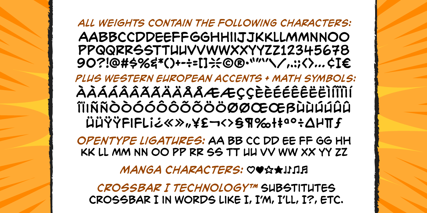 Richard Starkings Font Poster #1