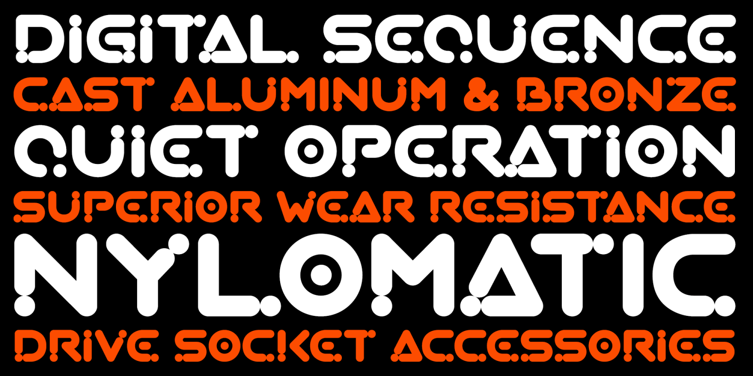 Astrophage AOE Font Poster #1