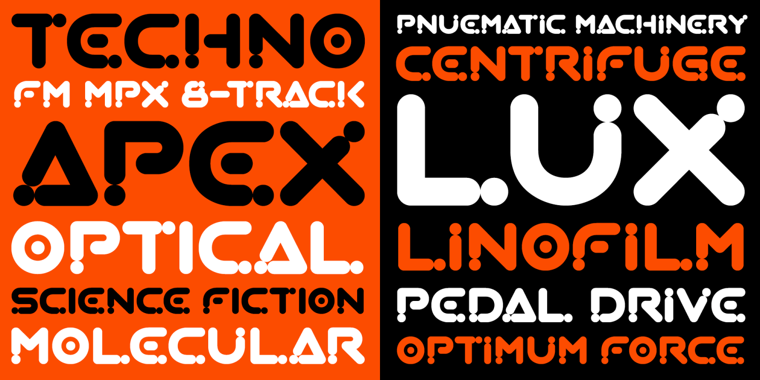 Astrophage AOE Font Poster #1