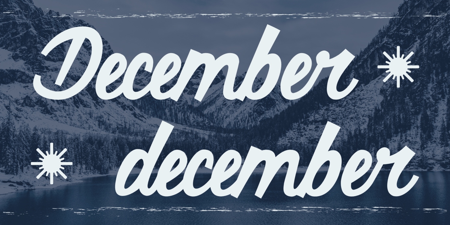 Twinkling Stars Font Poster #1