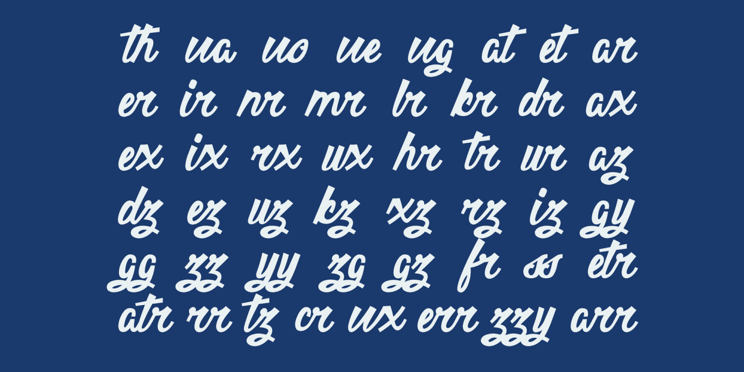 Twinkling Stars Font Poster #1