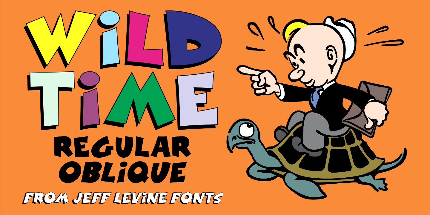 Wild Time Font Poster #1