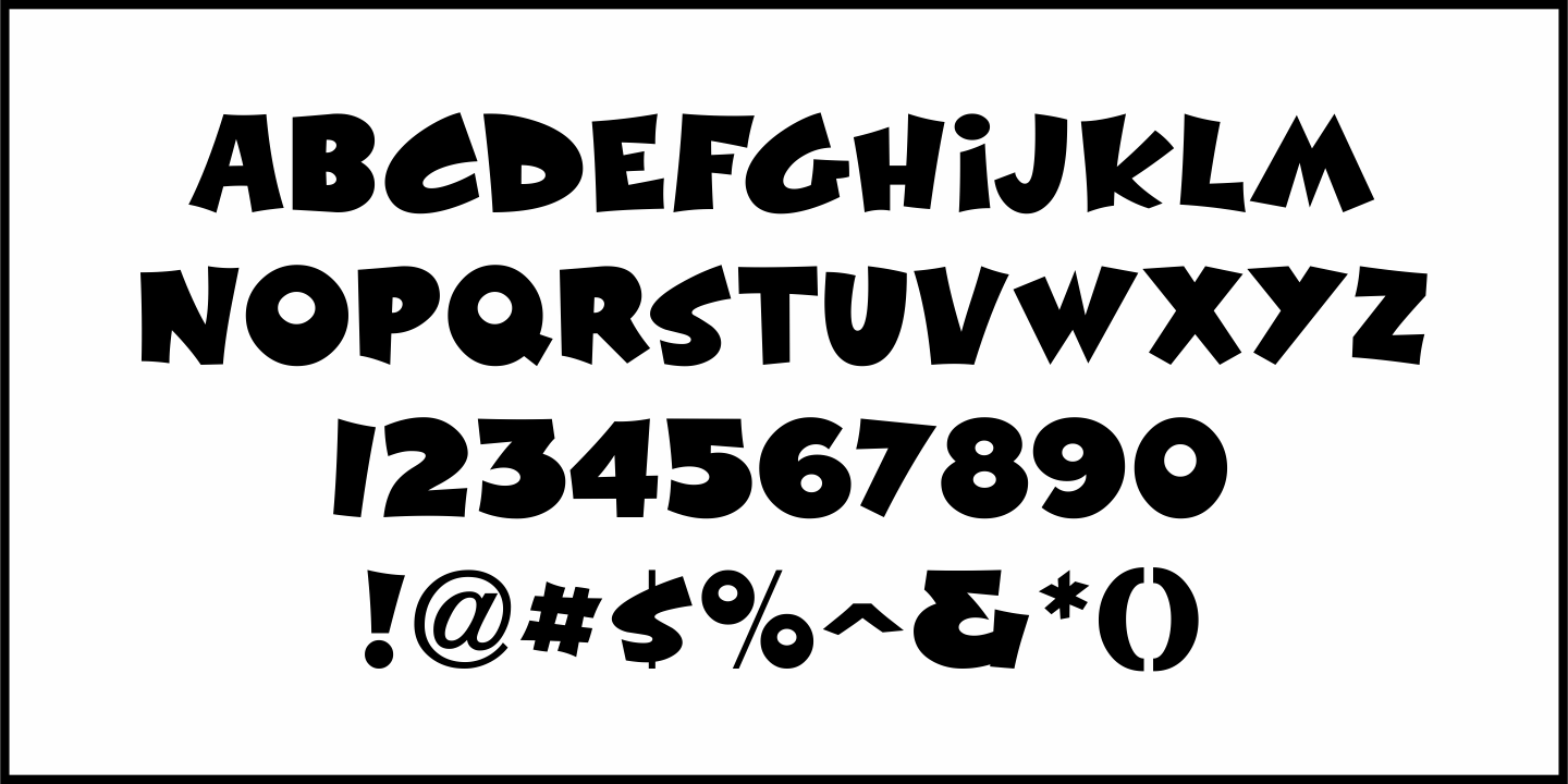 Wild Time Font Poster #1