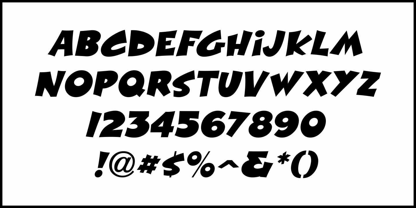 Wild Time Font Poster #1