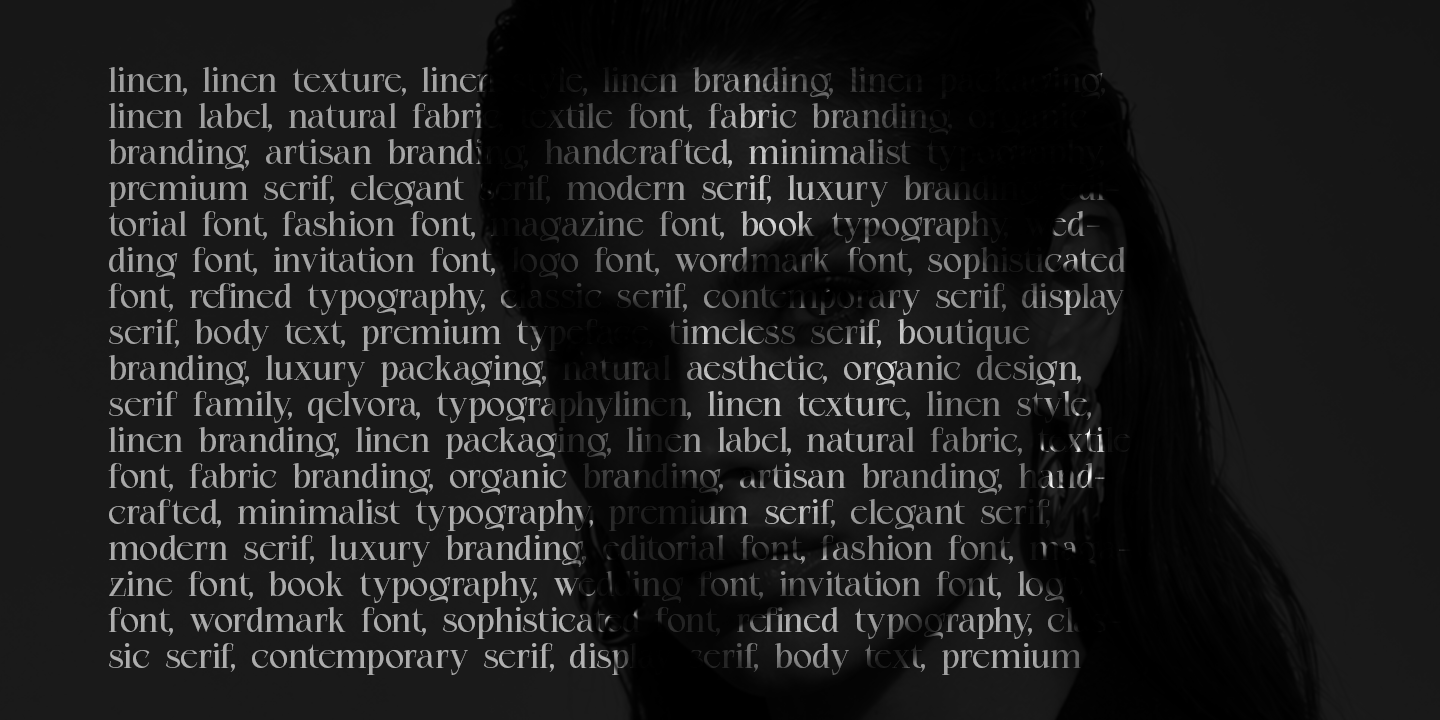 Qelvora Font Poster #6