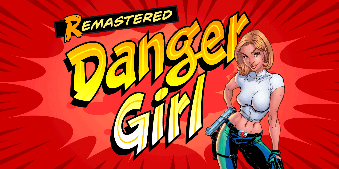 Danger Girl Font Poster #1
